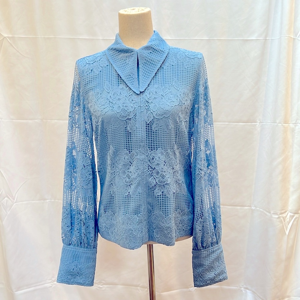 GANNI lace blouse